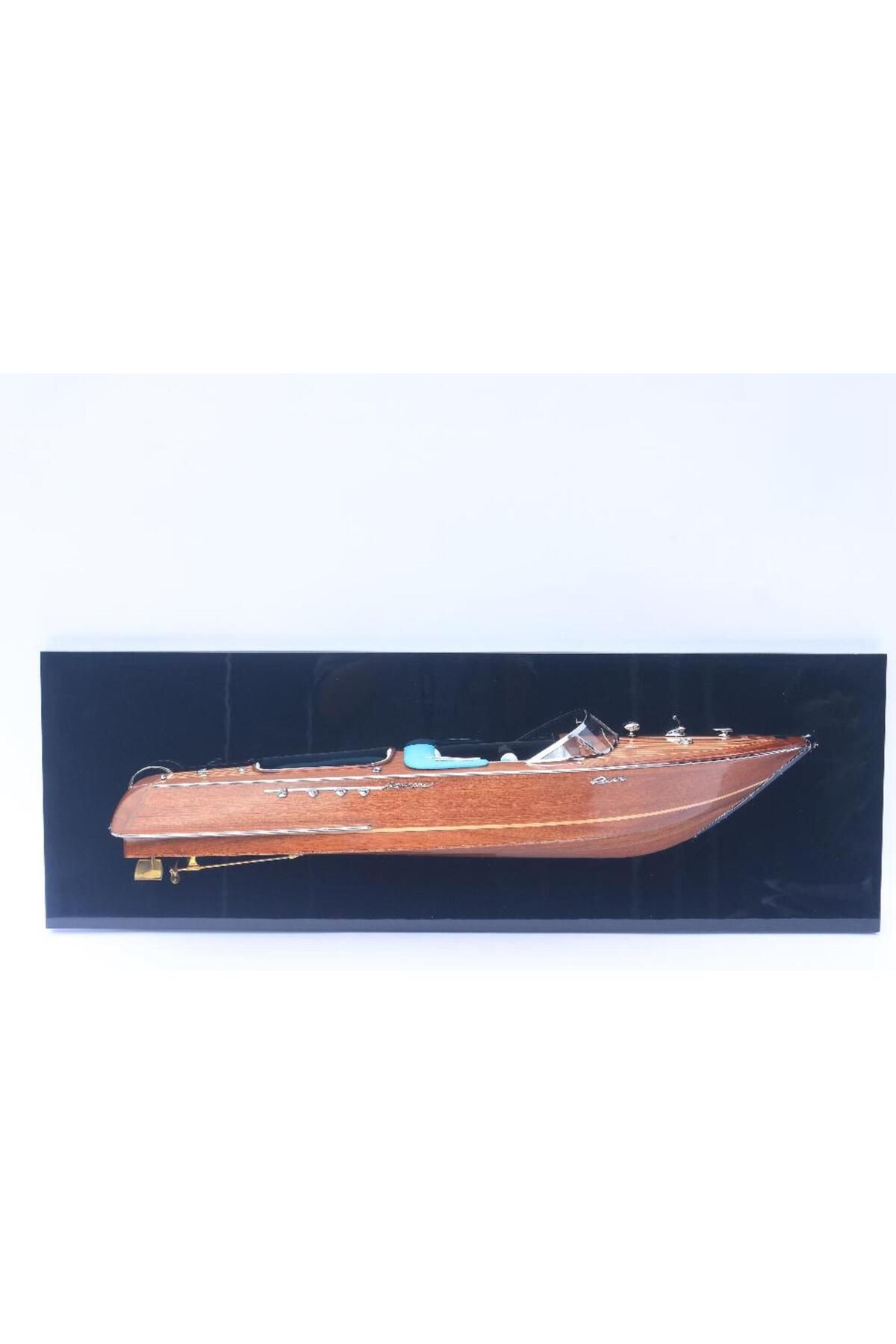 Vietnam gemiler DENİZCİLİK GRUBU-Vietnam Gemiler-RIVA AQUARAMA HALF HULL-100x10x30 CM-JHH0013W
