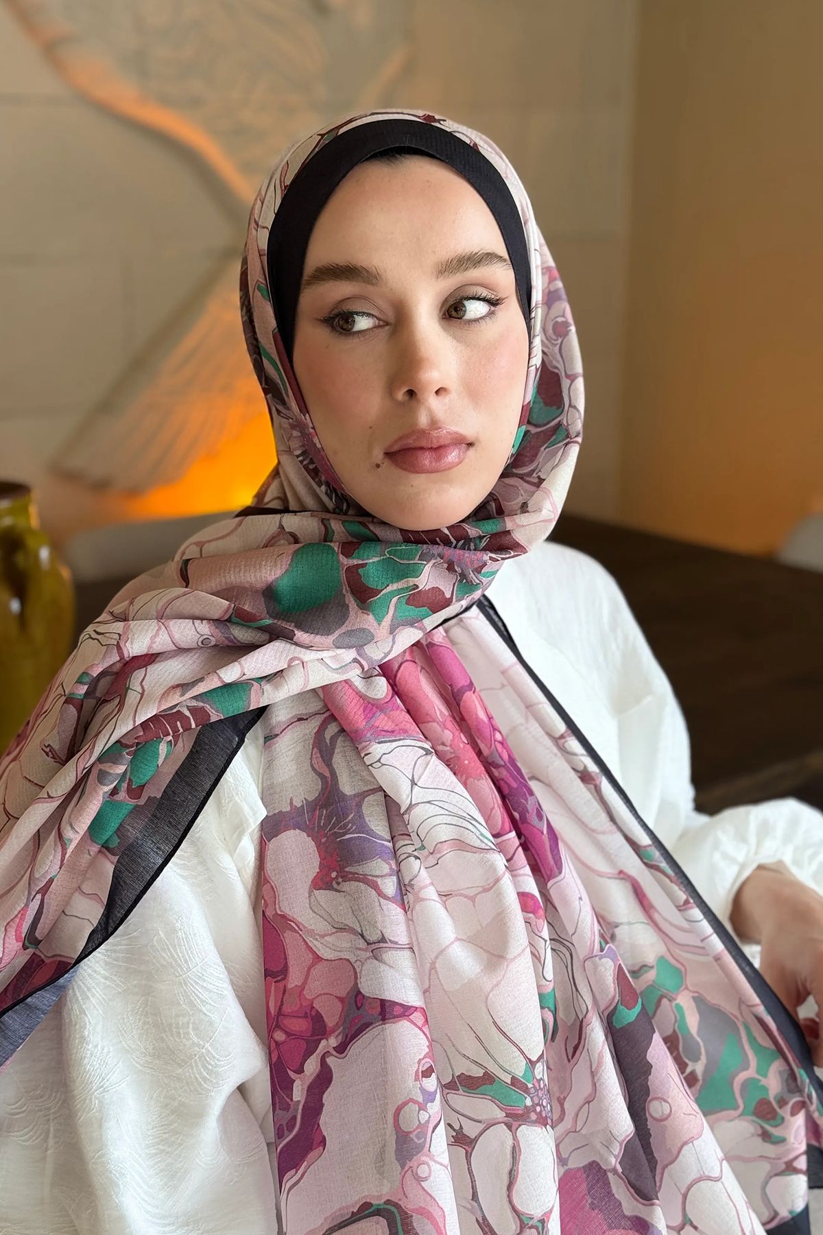 Tesettür Diyarı Alice Desen Lina Şal