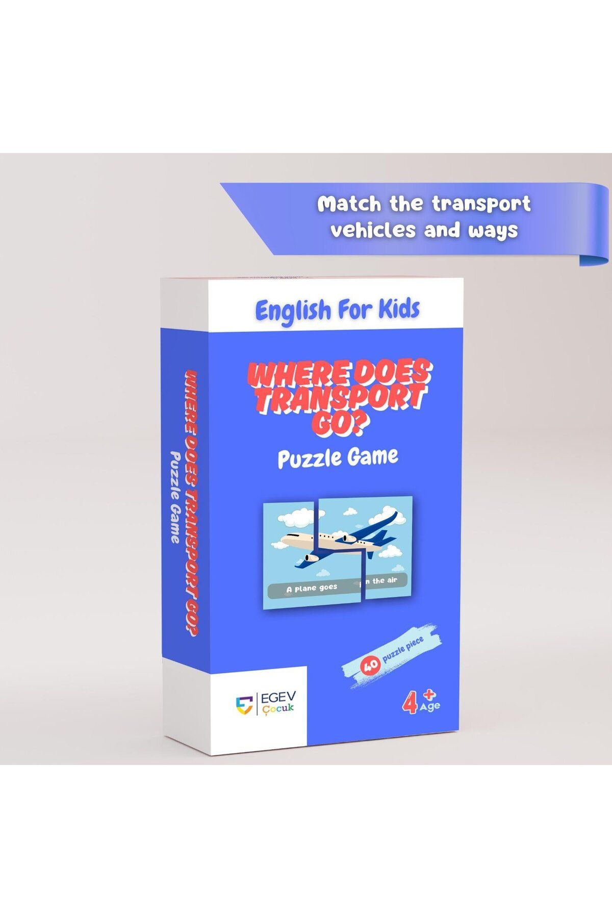 EGEV ÇOCUK Where Does Transport Go Puzzle