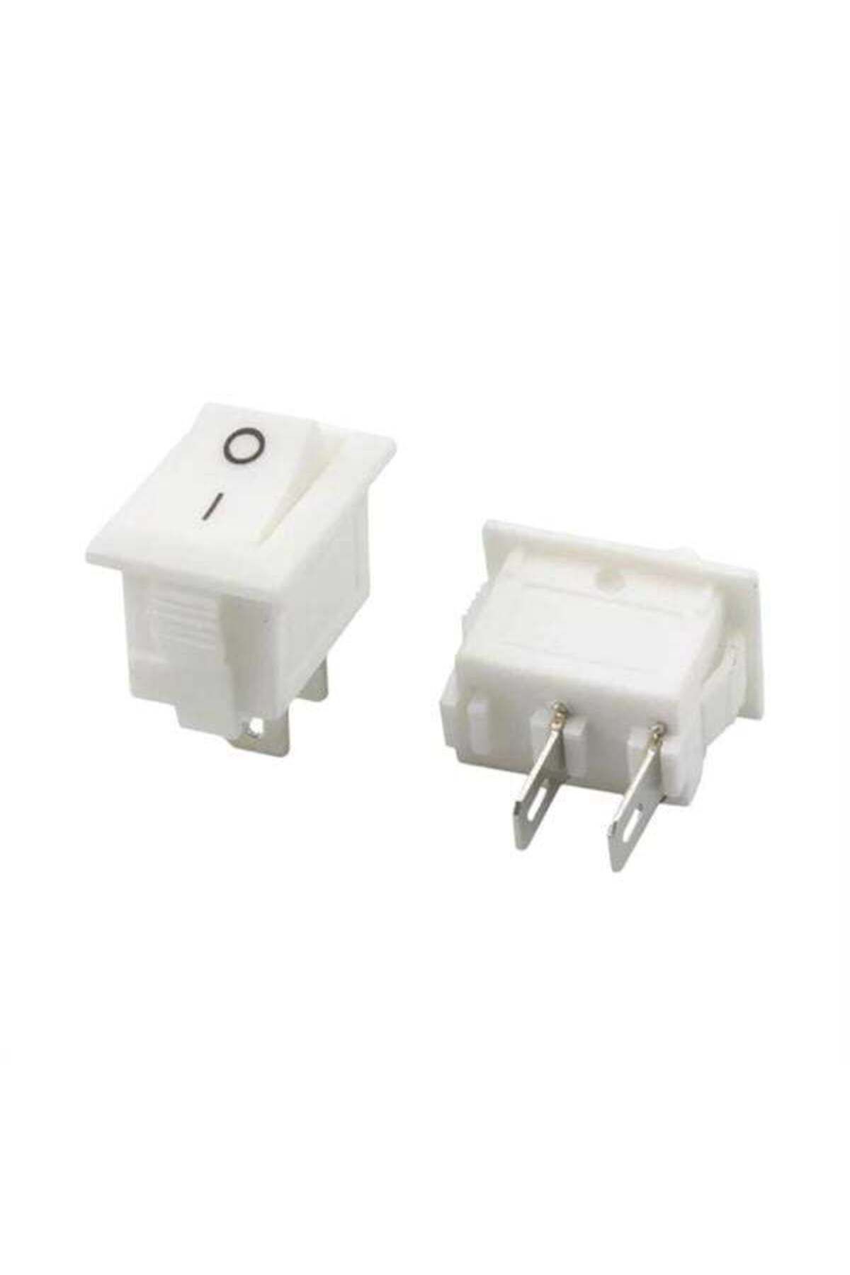 Zayla IC-120B Mini Işıksız On-Off 2P Anahtar Beyaz