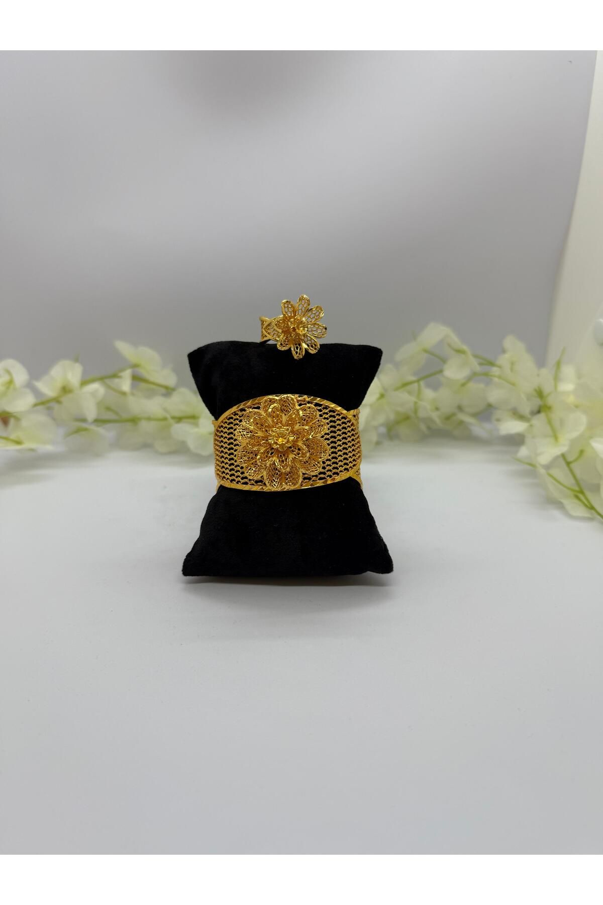 Constanza Exclusive 22 Ayar Altın Kaplama Saray Bahçesi Kombin Lvd656
