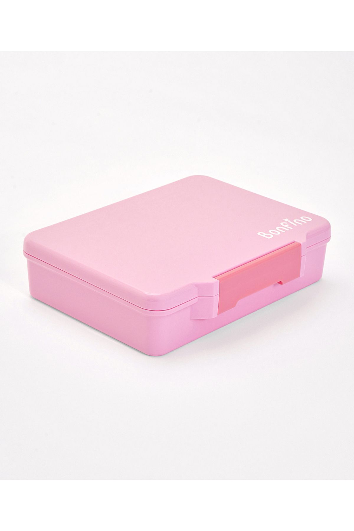 Bonfino-Bonfino Lunch Box with Cutlery and Side Dish Container , 1330 mL, 23 x 17 x 5.5 cm - Pink 2