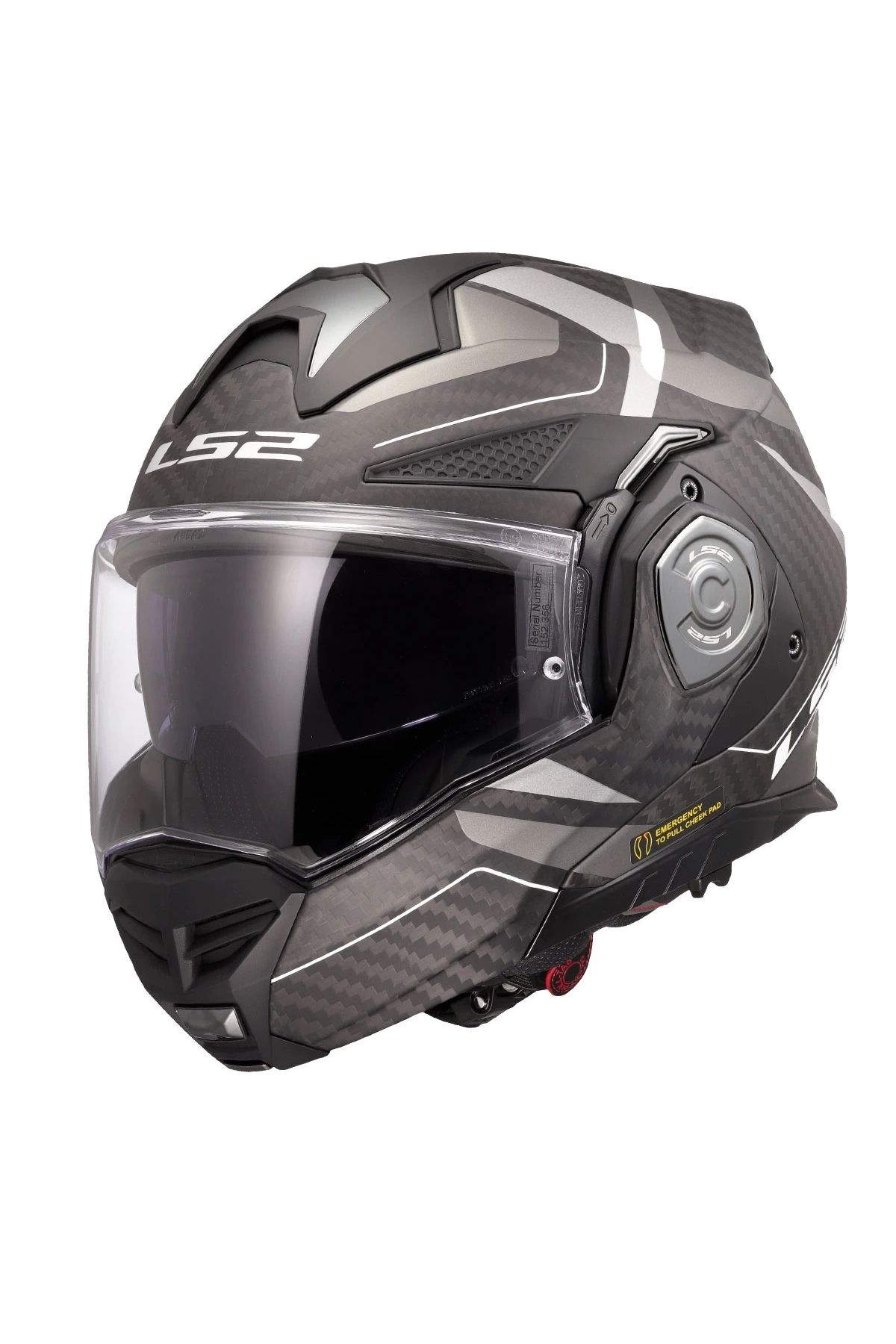 LS2 Advant X Karbon Horızon Mat Gümüş-gri Kask