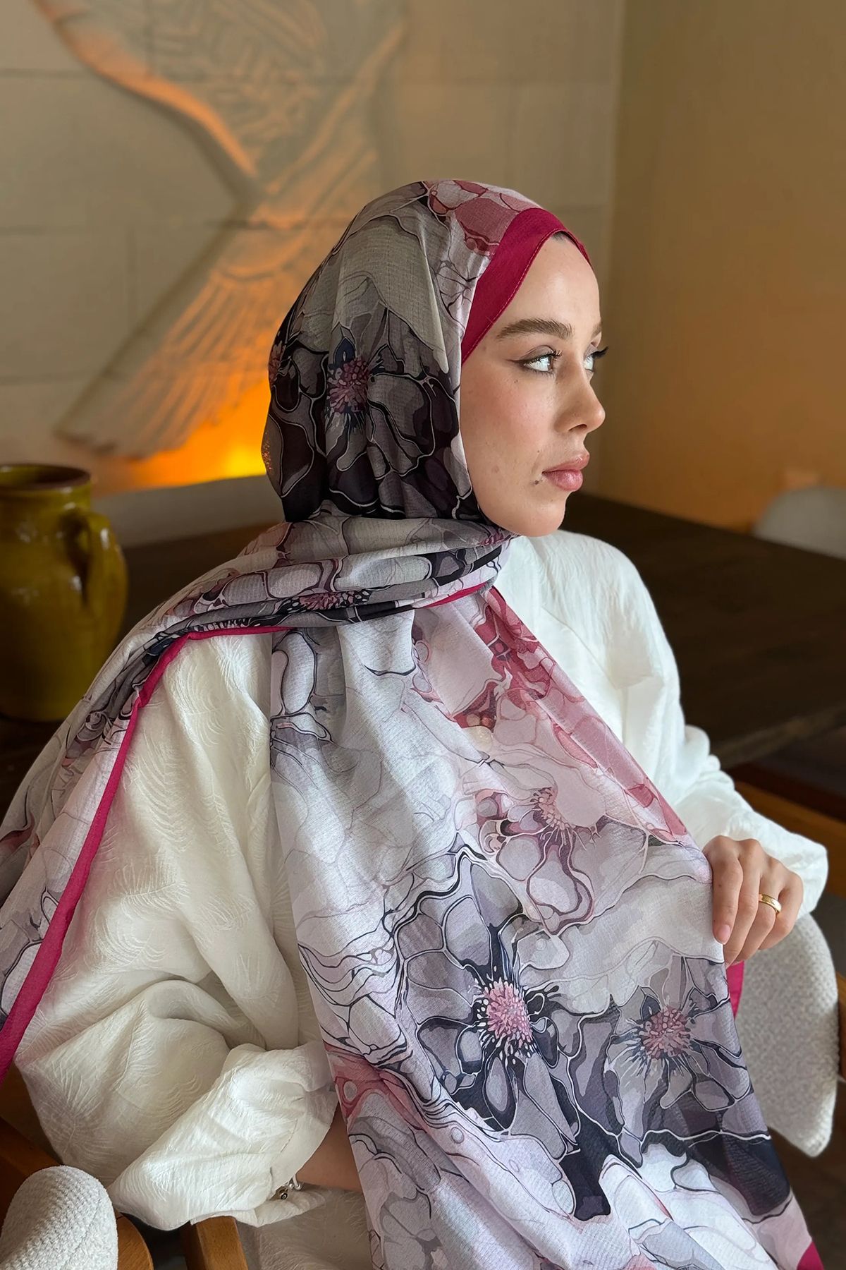 Tesettür Diyarı Alice Desen Lina Şal