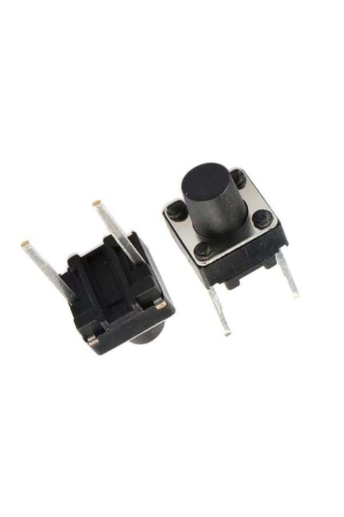 Zayla Tact Switch Şaseli 6X6x3.5 Mm 2 Bacak IC-200A C9 Buton