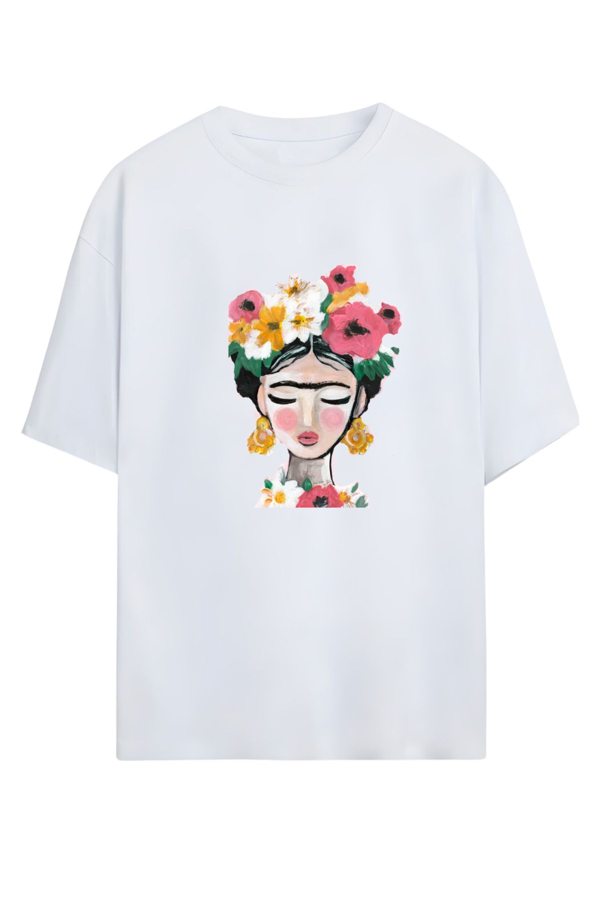 MAGORS GraffTee Unisex %100 Organik Pamuk Bisiklet Yaka Illustrasyon Baskılı Özel Tasarım T-shirt