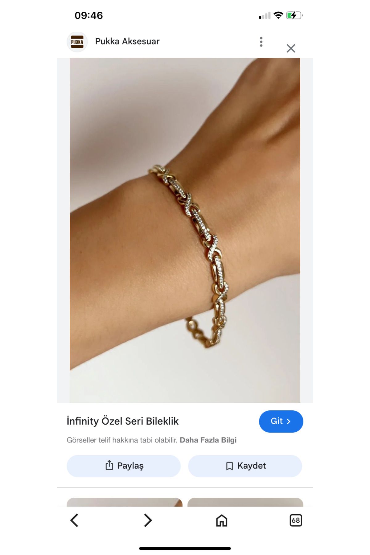 Store Xuping Gold Bileklik