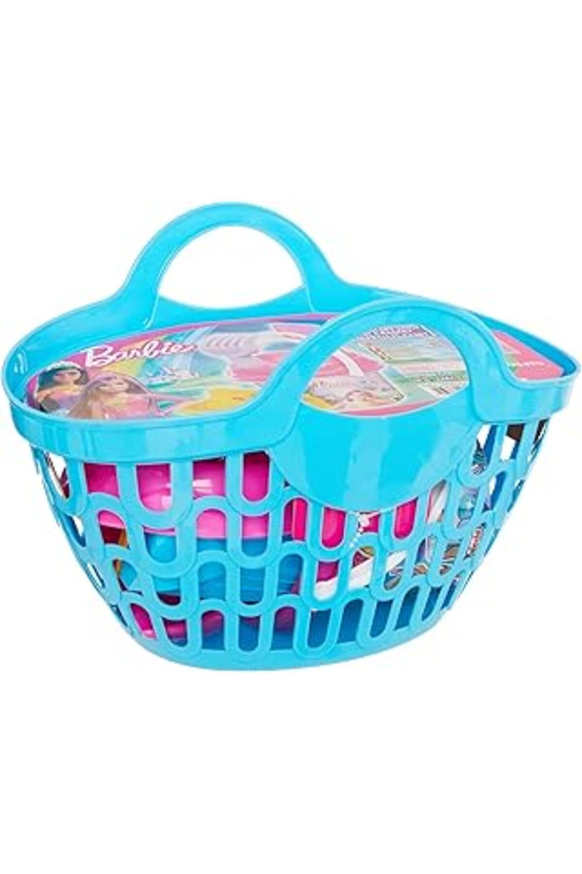 Pazarcan Dede 3470 Barbie Sepetli Plaj Set, Birden Fazla Renk