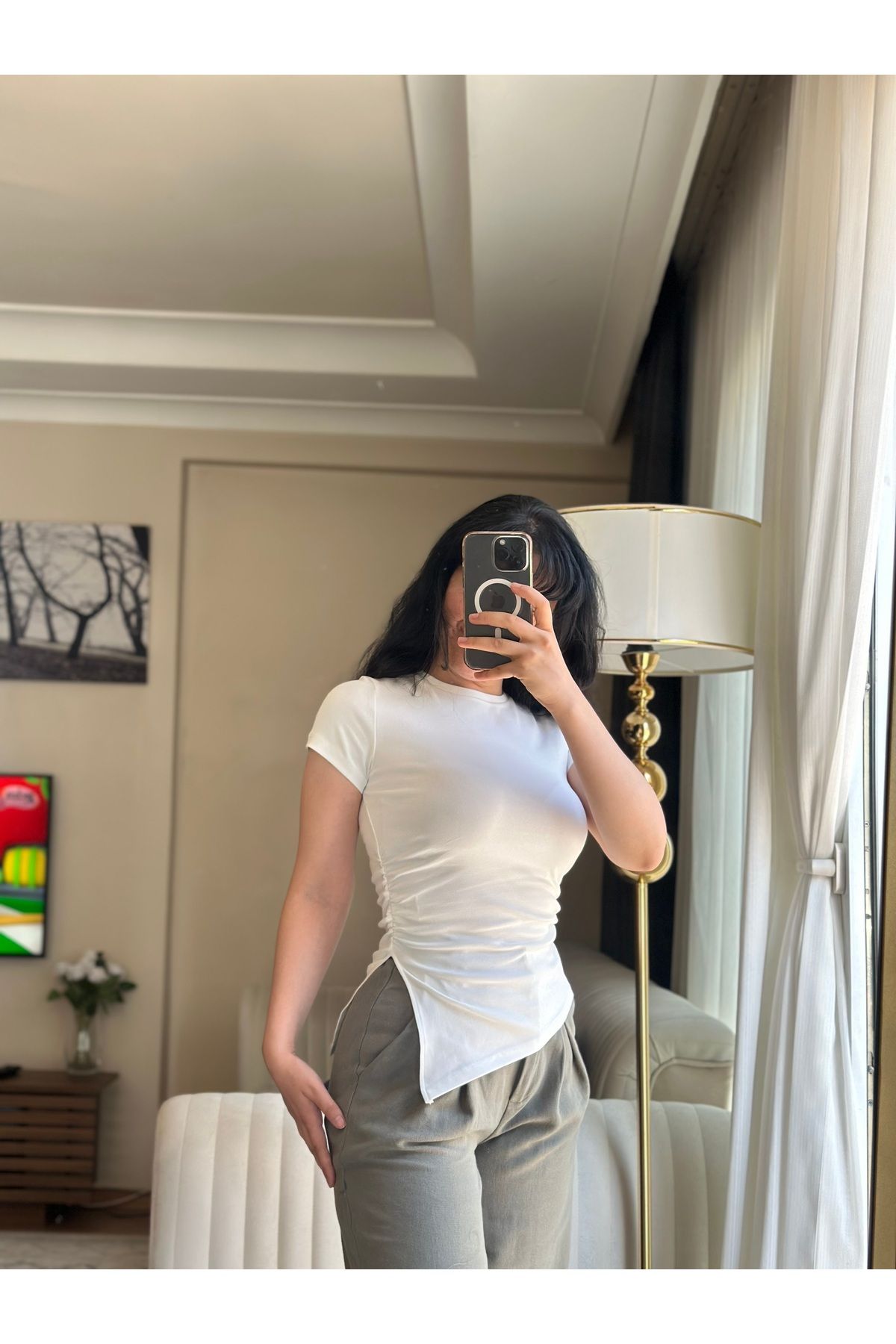 rimas Asimetrik Kesim Body