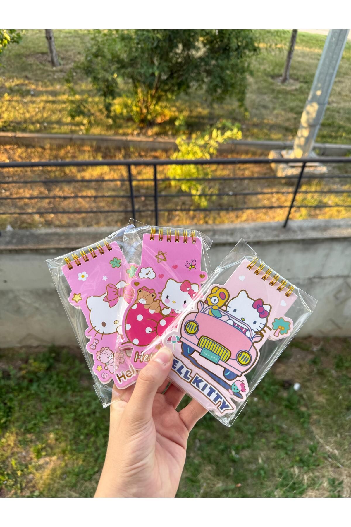 Bakmakistersen Sanrio Hello Kitty Renkli Çizgili Not Defteri 1 Adet