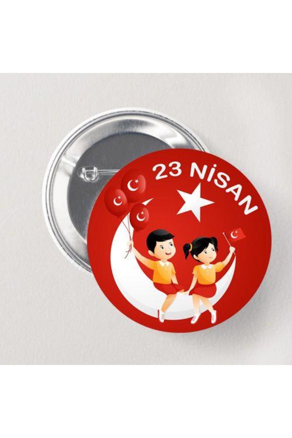 DODOMAR 23 NİSAN yaka çanta rozeti 5 li paket çocuk bayramı hediyelik rozet