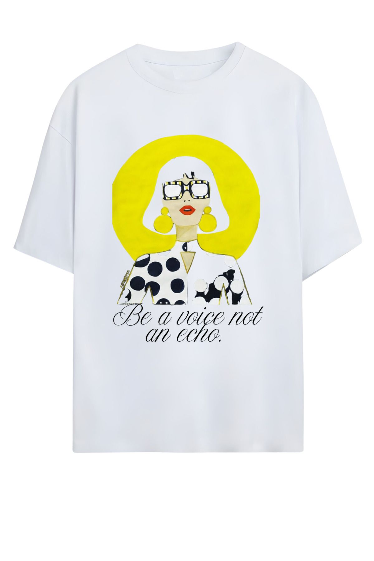 MAGORS GraffTee Unisex %100 Organik Pamuk Bisiklet Yaka Illustrasyon Baskılı Özel Tasarım T-shirt