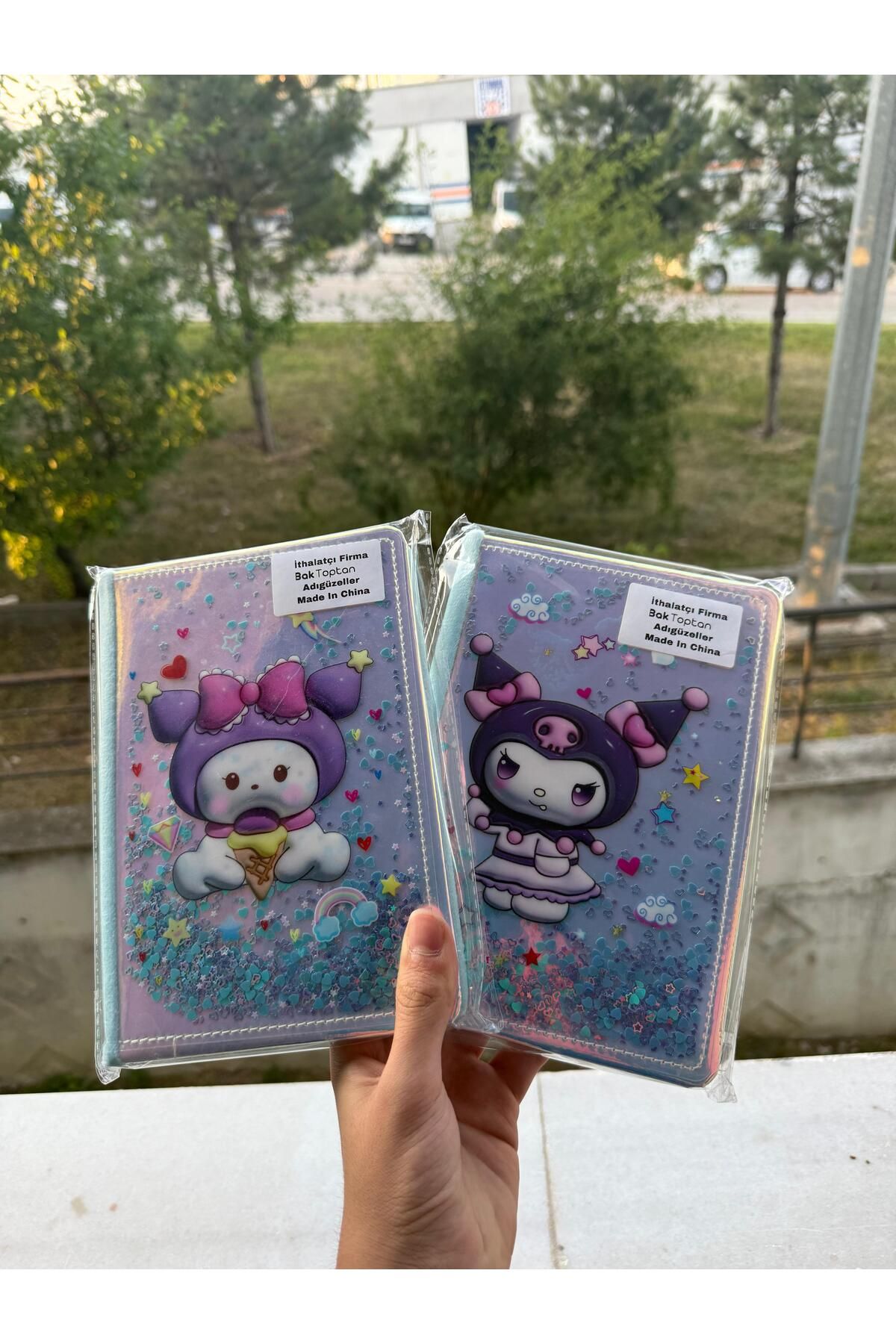 Bakmakistersen Sanrio Kuromi A5 Renkli Çizgili Defter 1 Adet