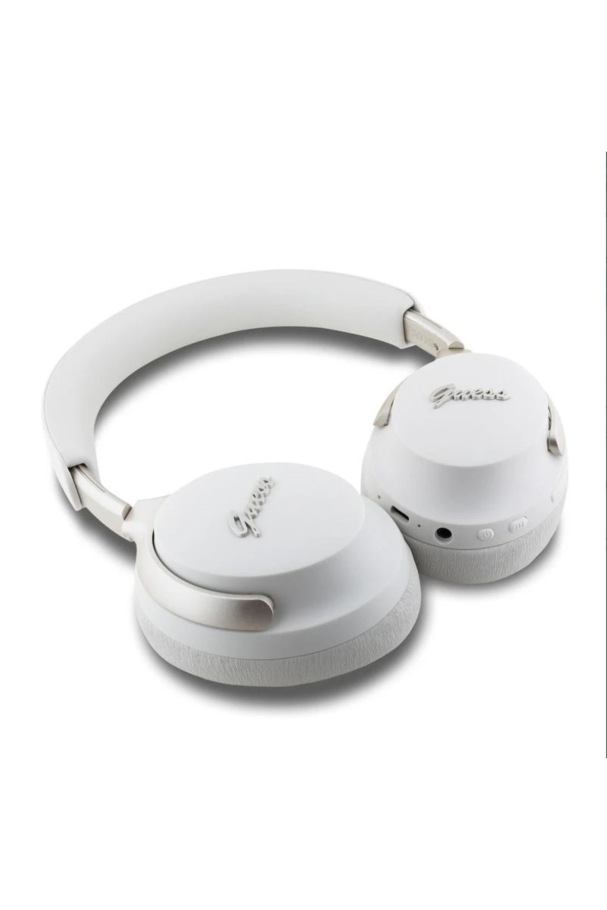 Guess-GUESS Bluetooth Headphones – Premium French Design, Dual ANC+ENC Noise Cancellation, Up to 30 Hours of Playback, Fast Charging 4