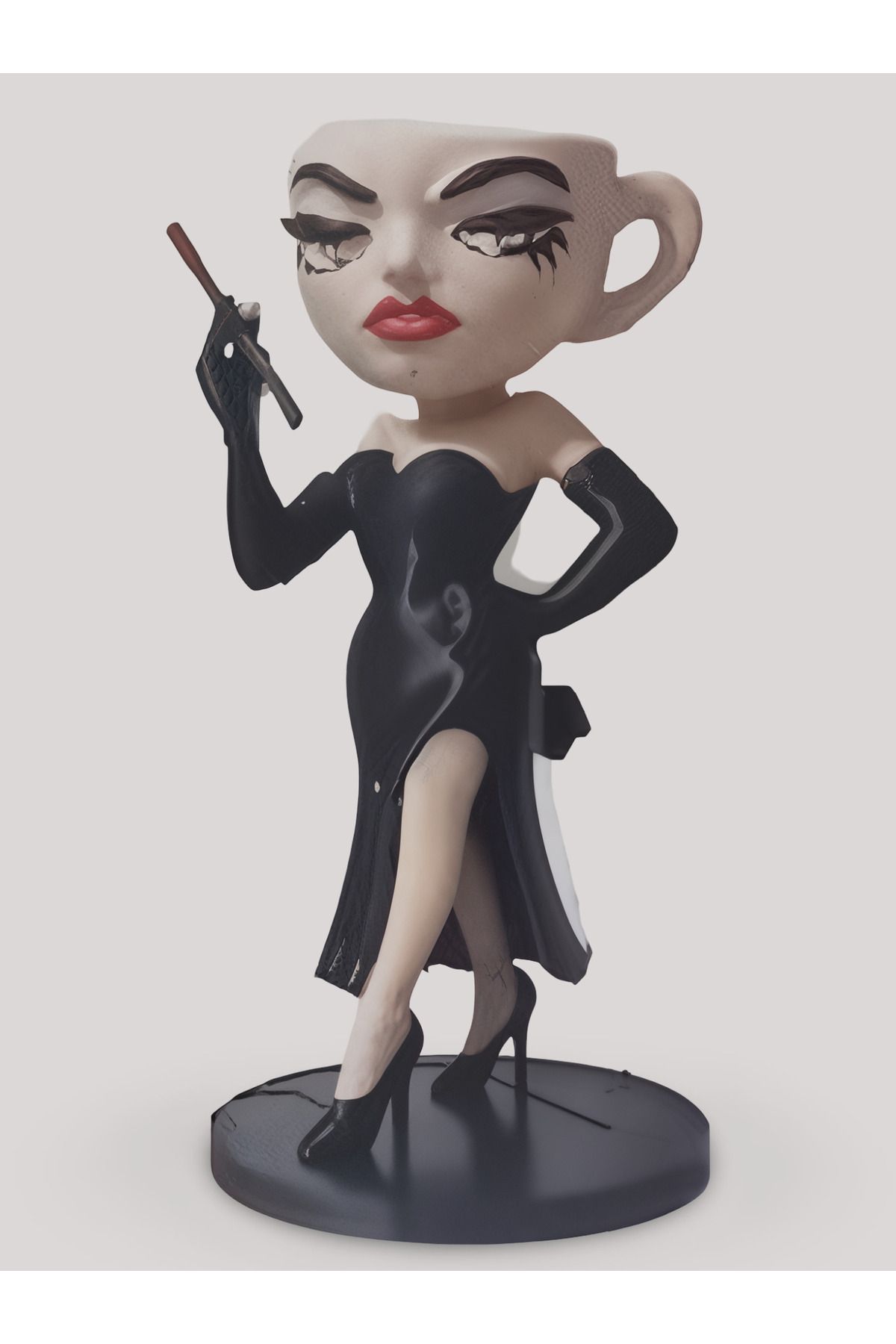 3DLAYERCRAFT Espressona Signora Figür Tung Tung Sahur Karakteri Brainrot Figür 12 cm