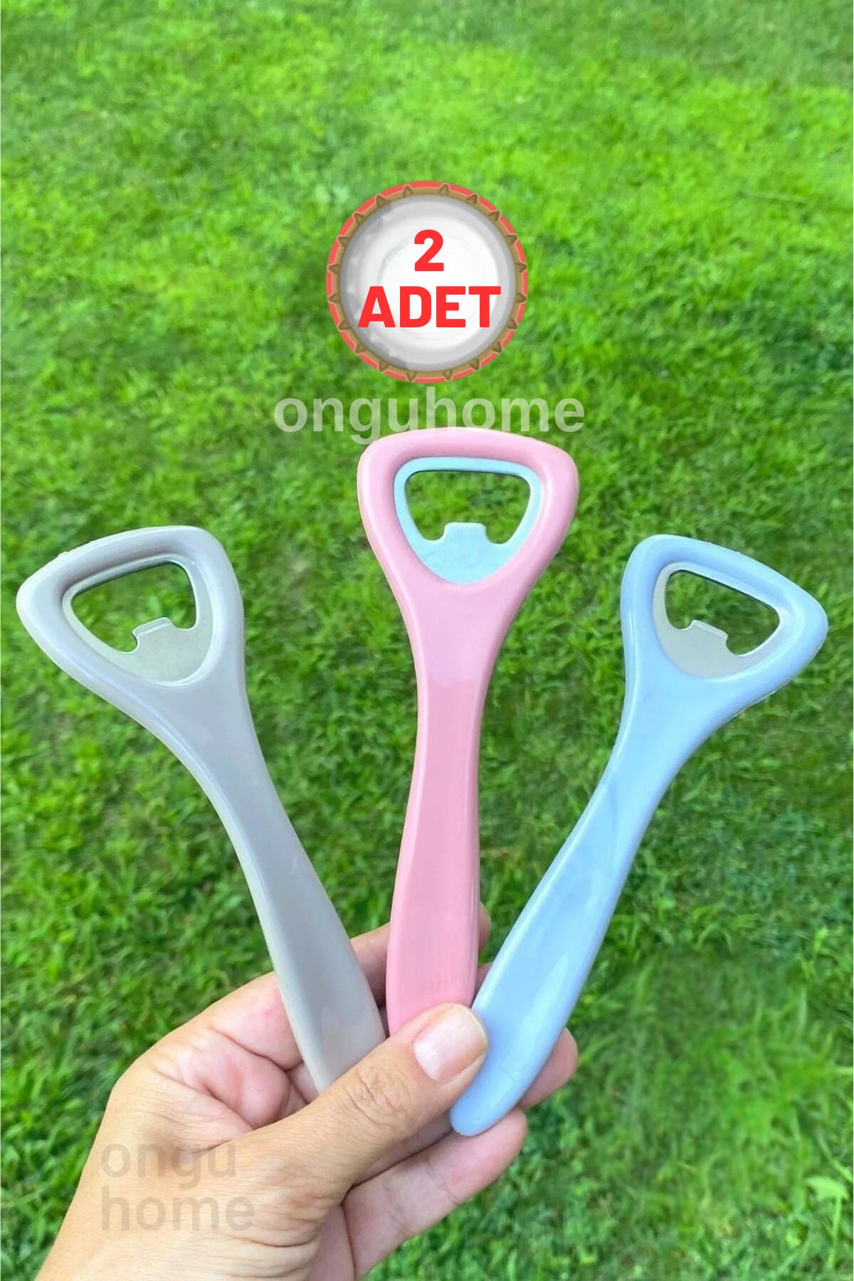 ongu home 2Adet Pratik Şişe Açacak Gazoz Soda Şişe Açacağı Meşrubat Açacak
