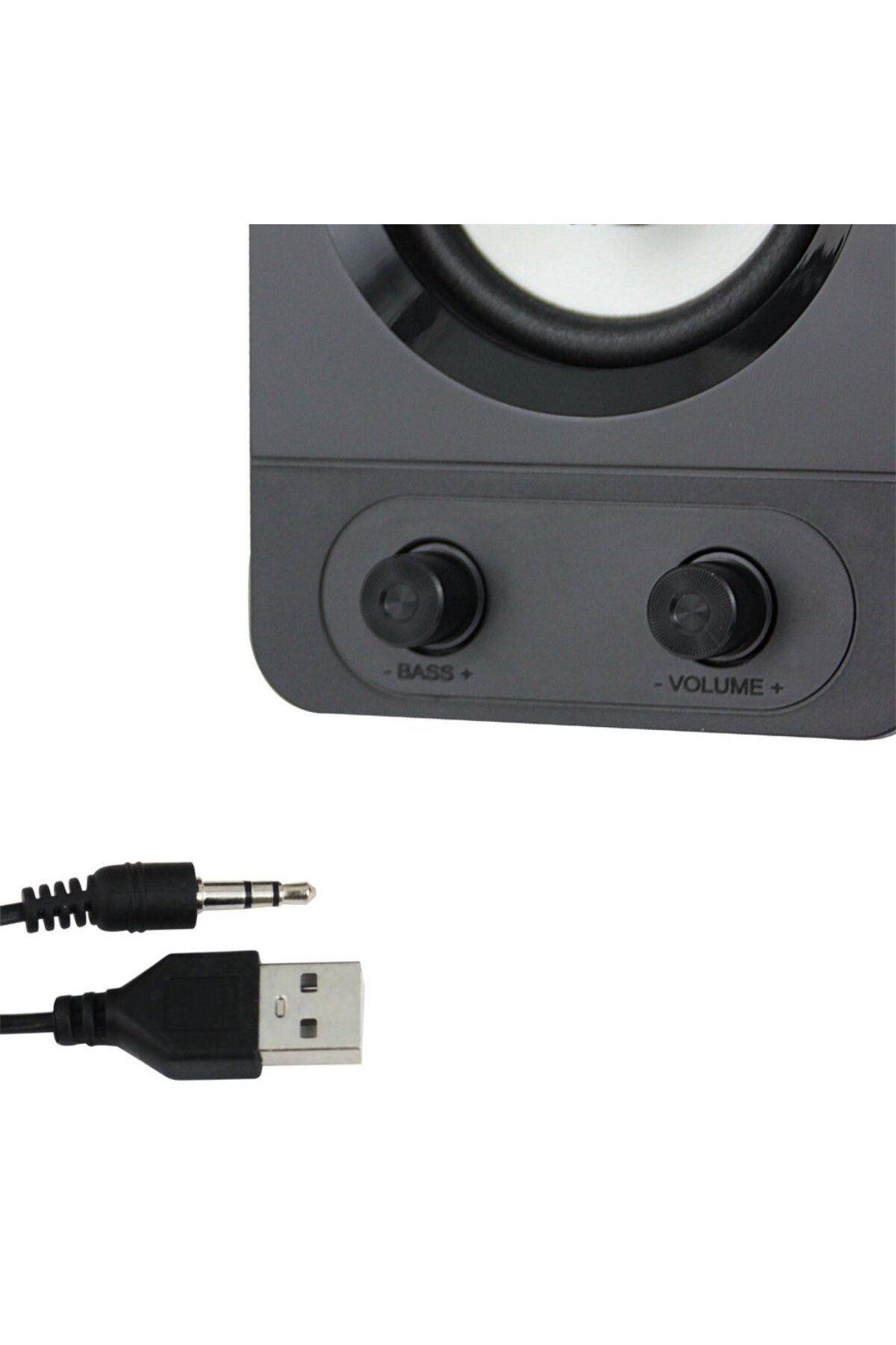 ESPERANZA-Difuzoare stereo 2.1, 10W, mufă de 3,5 mm, sursă de alimentare USB, Esperanza Rainbow Soprano, RGB, negru 5
