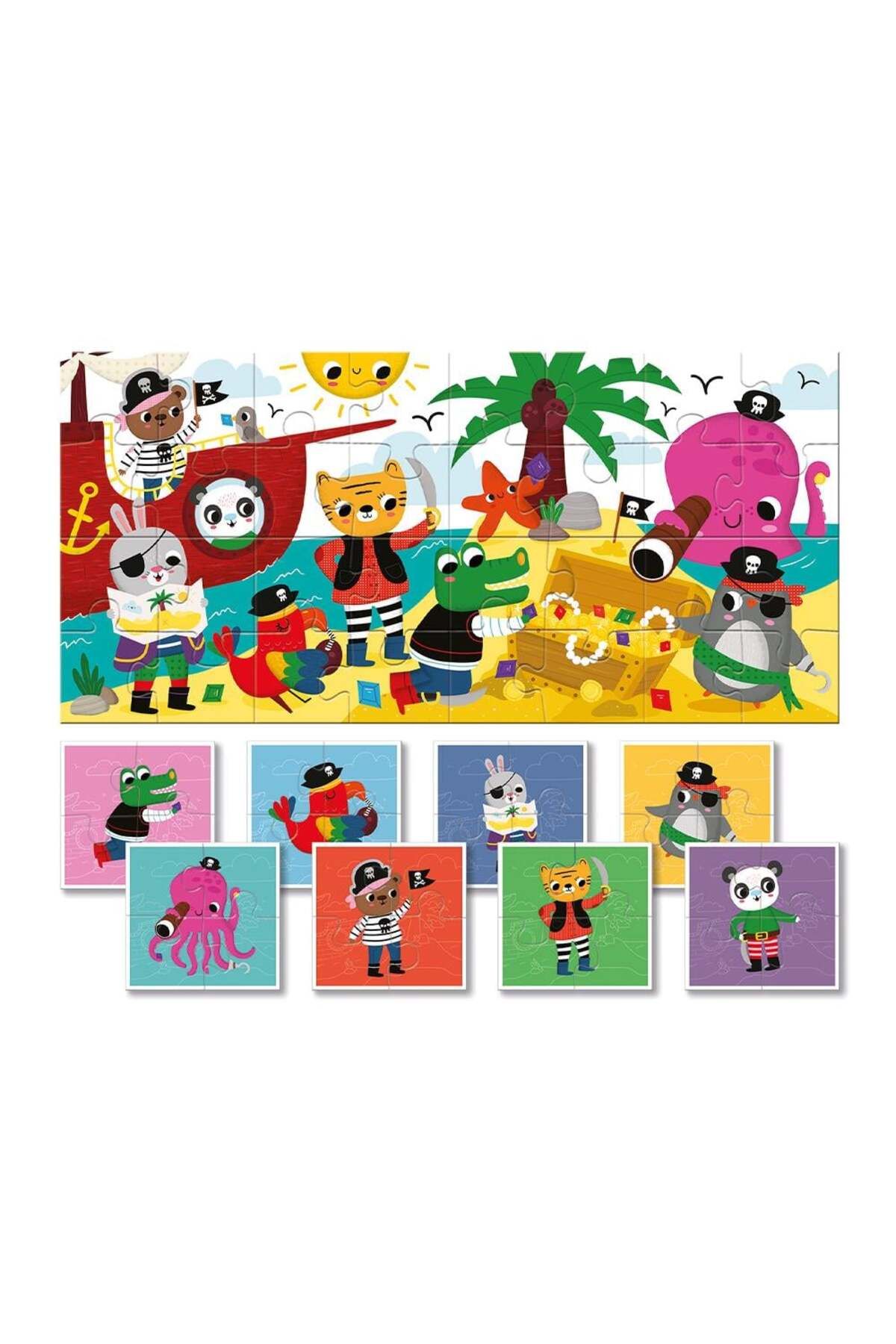 SASSI Bebekler için Puzzle - Korsan