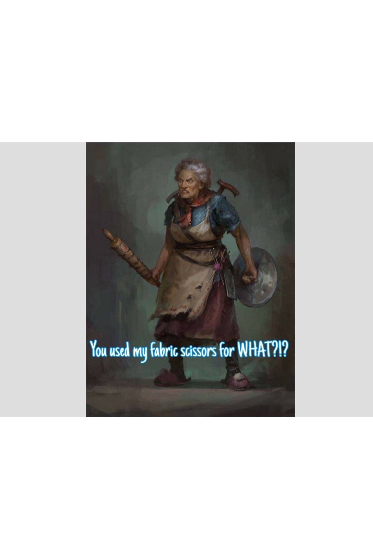 talaşoğlu Helga Büyükanne Fighter - DND 28mm Minyatür