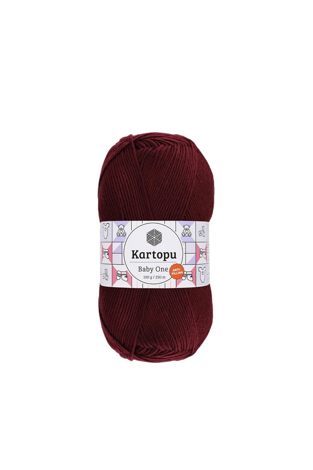 Kartopu Baby One %100 Anti-pilling Bebek İpi K110 Bordo