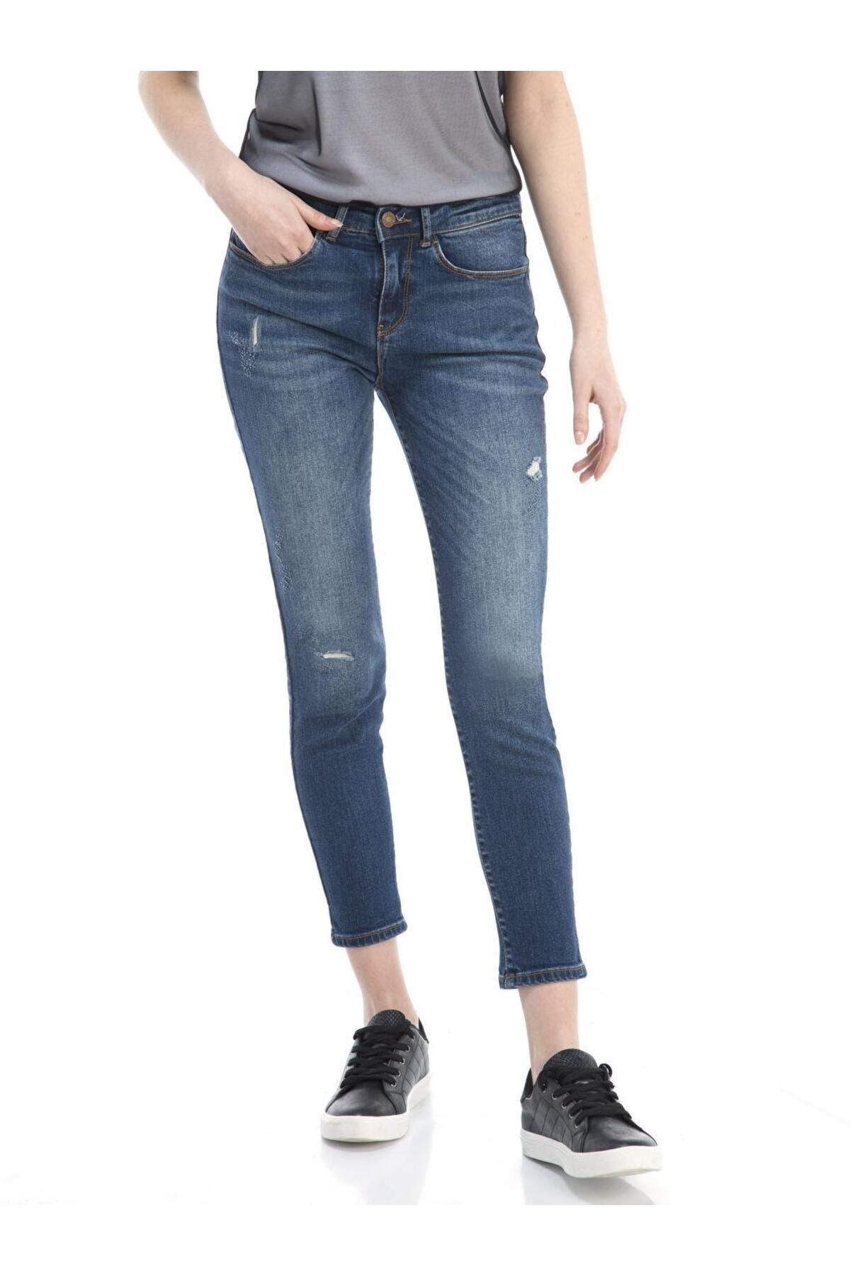 LC Waikiki Mercury Skinny Fit Kadın Jean Pantolon (0S)