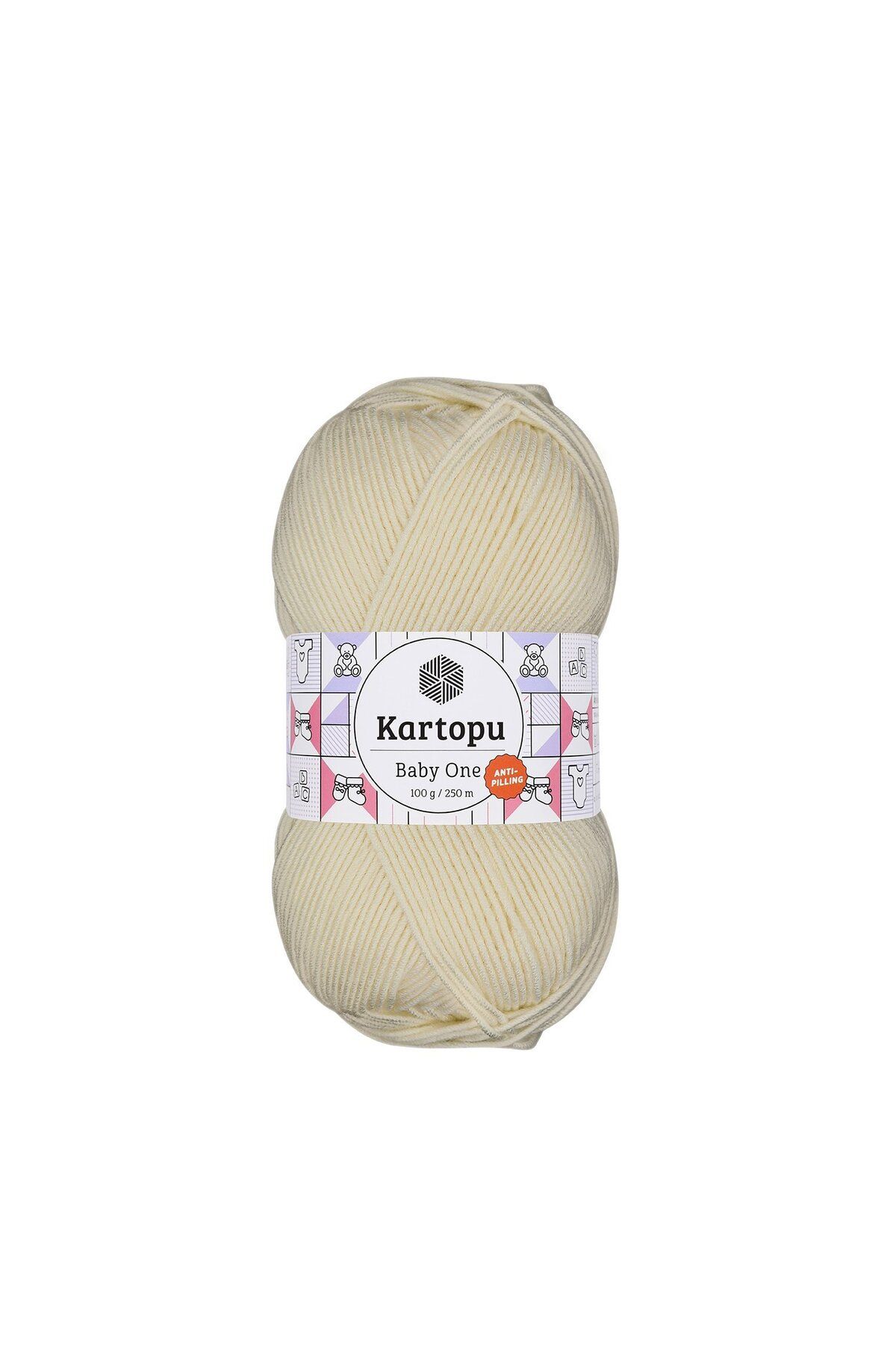 Kartopu Baby One %100 Anti-pilling Bebek İpi K025 Krem