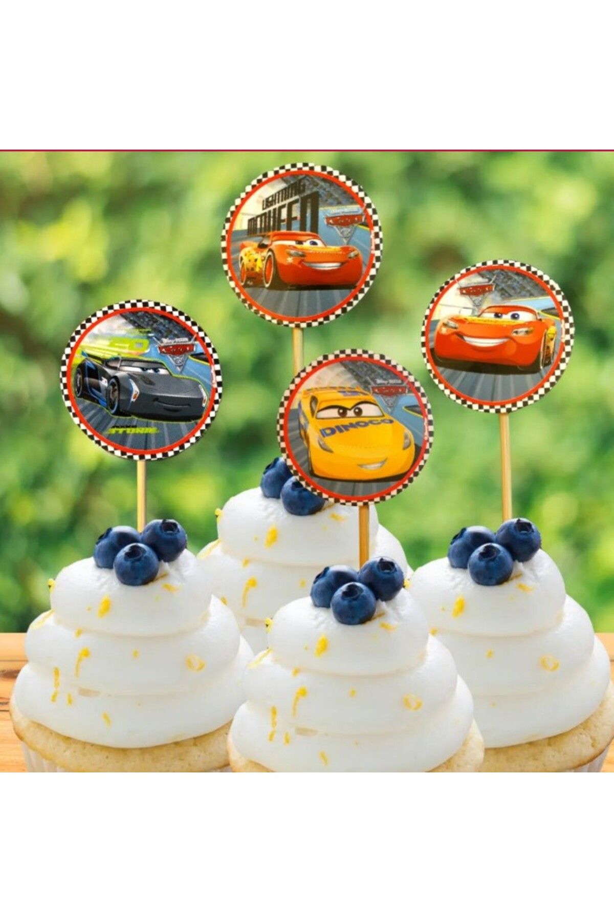 ZENVİVA CARS (ŞİMŞEK MCQUEEN) KÜRDAN 20 ADET