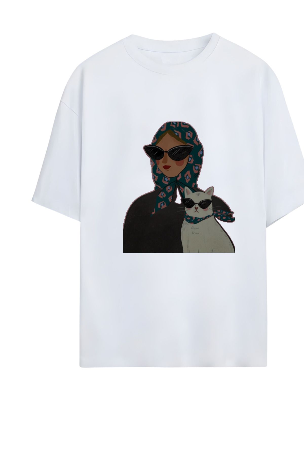 MAGORS GraffTee %100 Organik Pamuk Bisiklet Yaka Illustrasyon Baskılı Özel Tasarım T-shirt