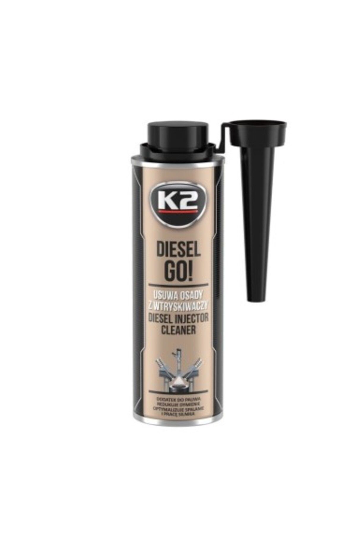 K2-Diesel Additive, Injector Cleaning and Protection K2 Disesel Go!, 250ml 1