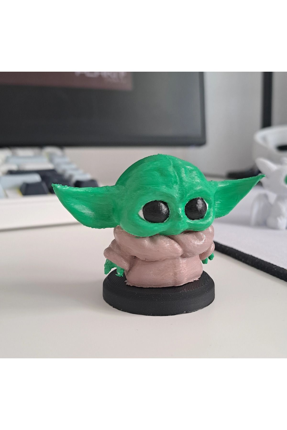 Gonulella 3D Yoda Figür Baby Yoda 5 Cm