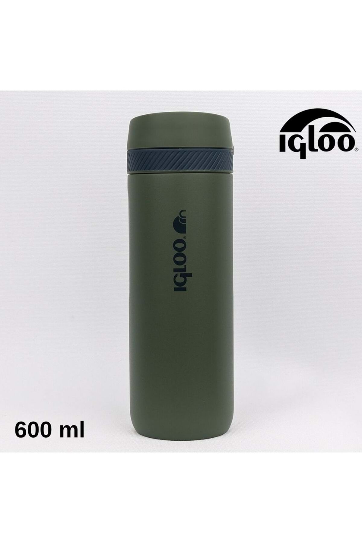 IGLOO Squid Termos 600ml Kilitli Kapak Matara HAKİ