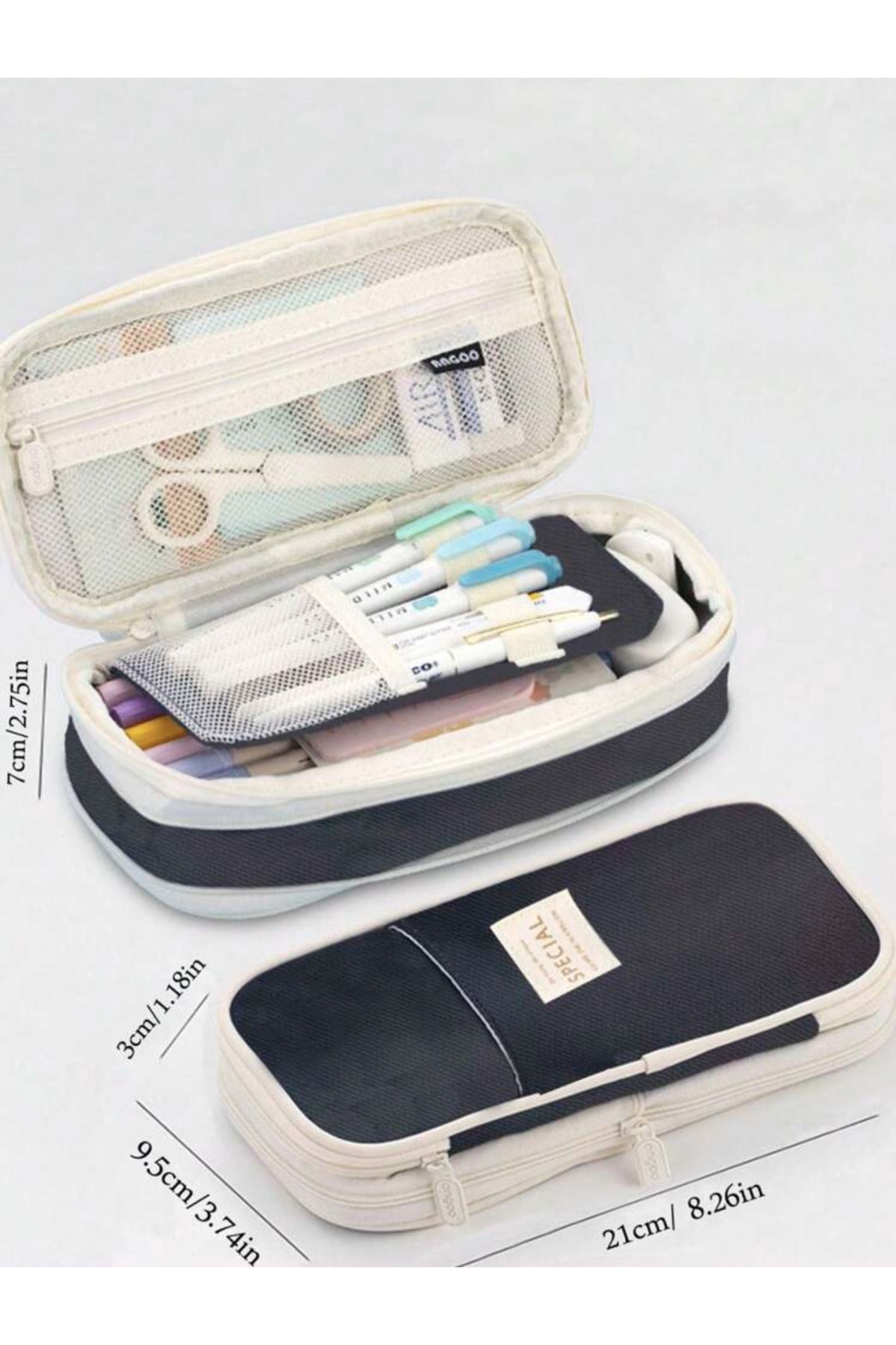womistore-Kavai Penholder Pencil Case Multi-Function Multi-Section 7