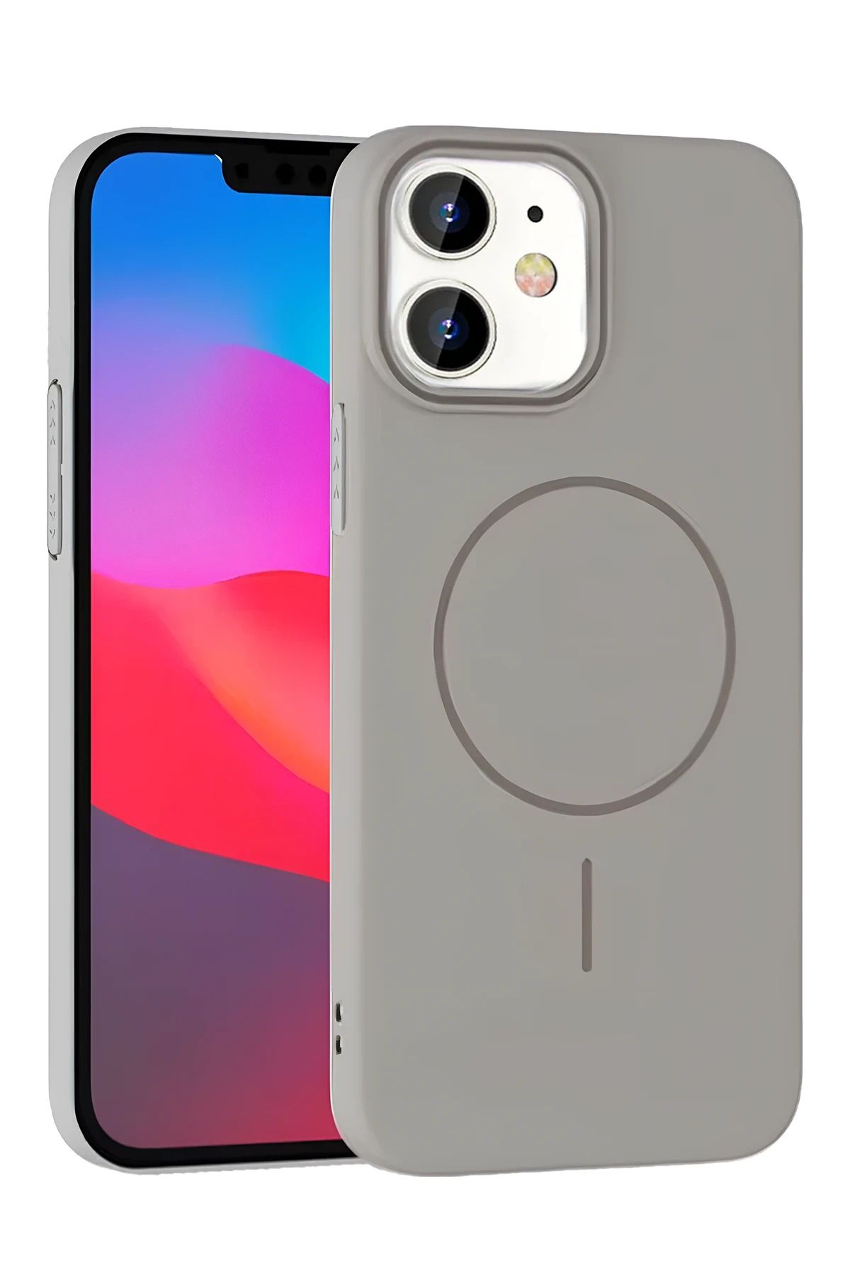 cepmoda iPhonE 11 | BROS Telefon Kılıfı - Magsafe destekli, Kamera Çıkıntılı Kapak | TİTAN GRİ