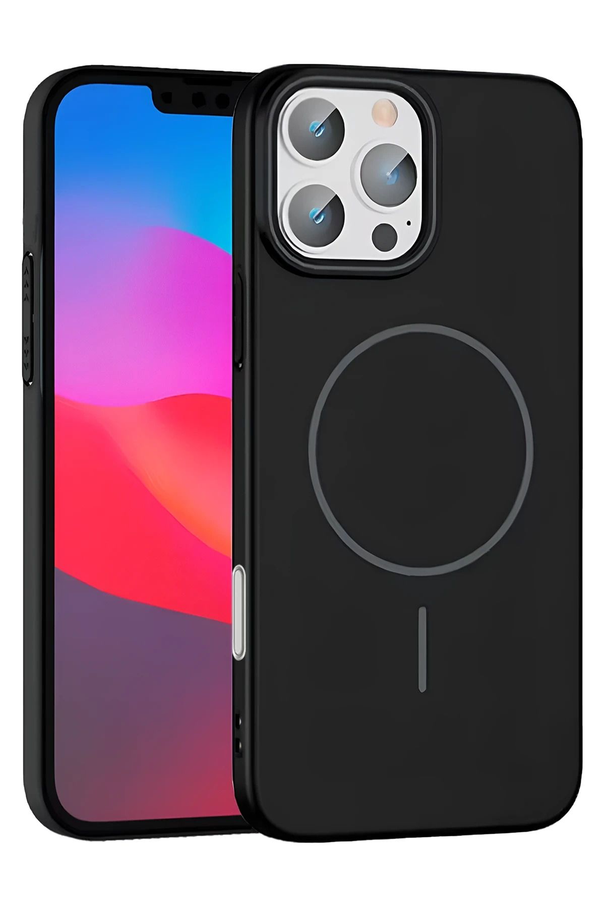 cepmoda iPhonE 16 PRO MAX | BROS Telefon Kılıfı - Magsafe destekli, Kamera Çıkıntılı Kapak | SİYAH