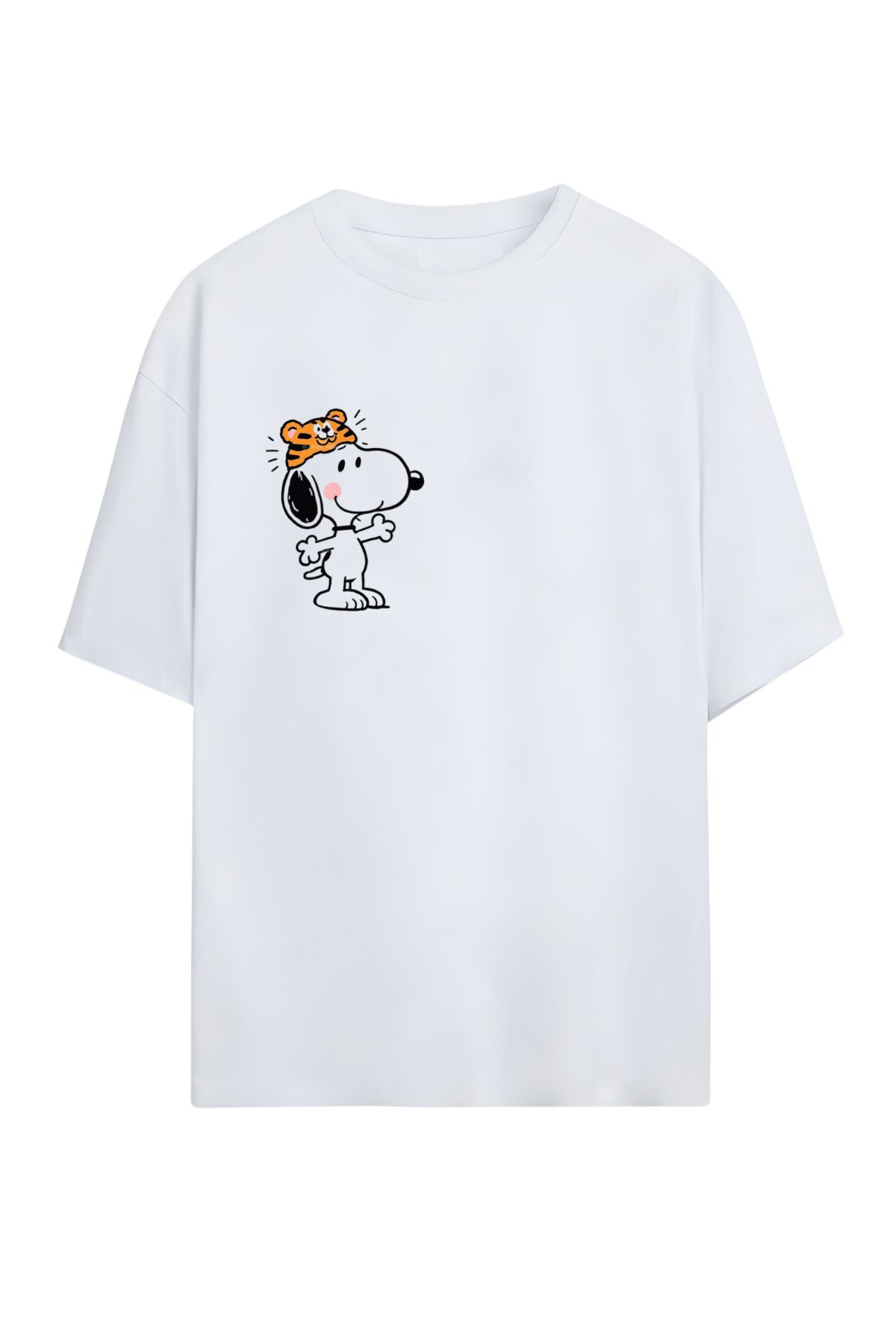 MAGORS GraffTee Unisex %100 Organik Pamuk Bisiklet Yaka Illustrasyon Baskılı Özel Tasarım T-shirt