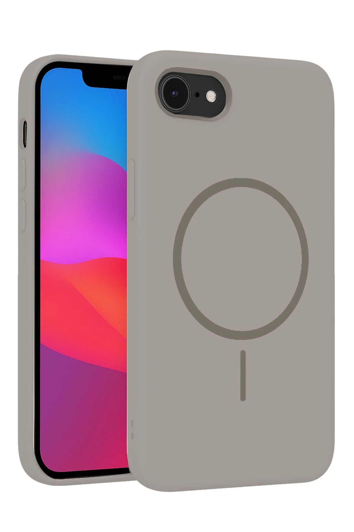 cepmoda iPhonE 16E | BROS Telefon Kılıfı - Magsafe destekli, Kamera Çıkıntılı Kapak | TİTAN GRİ
