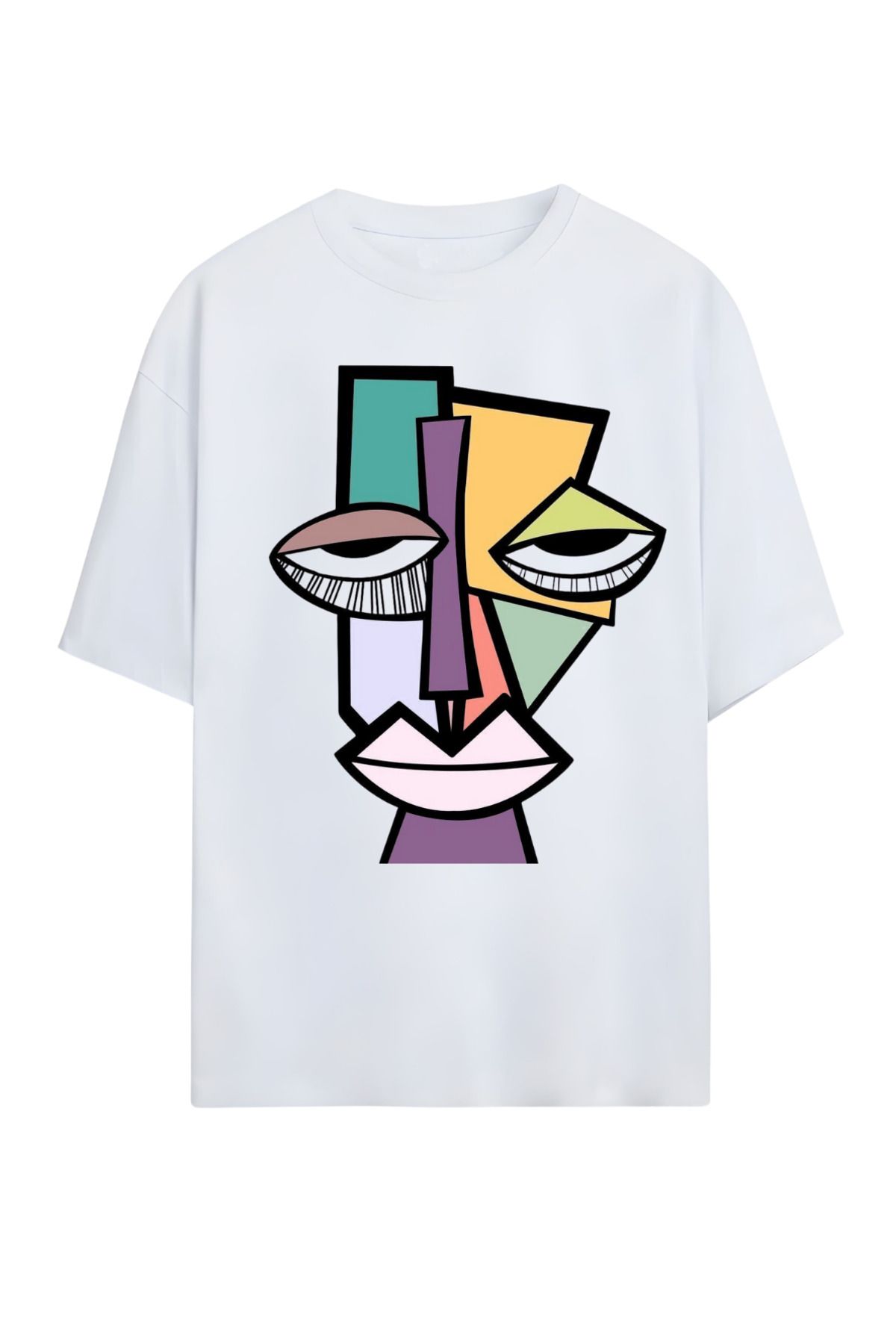 MAGORS GraffTee Unisex %100 Organik Pamuk Bisiklet Yaka Illustrasyon Baskılı Özel Tasarım T-shirt