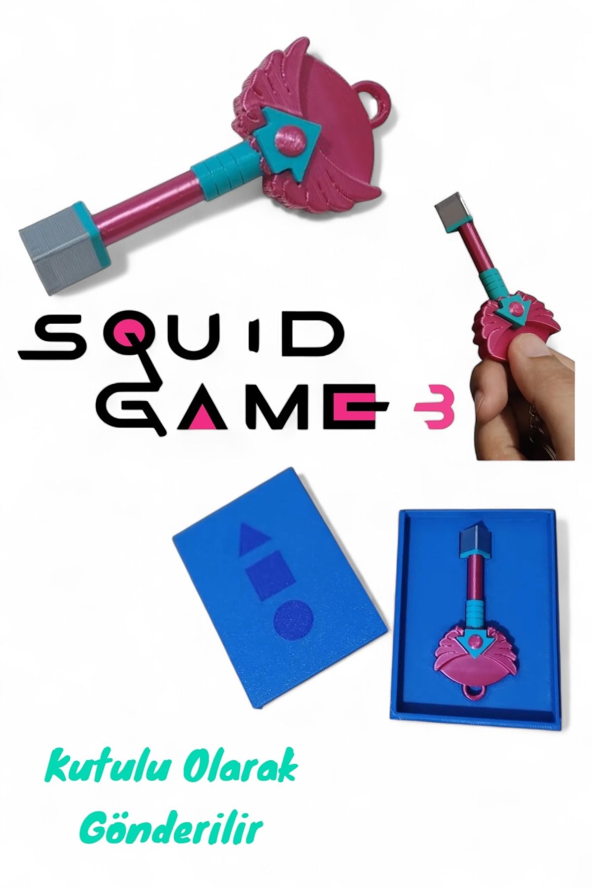 GiginGo Squid Game 3 Anahtarı - Squid Game 3 Anahtar Kutusu