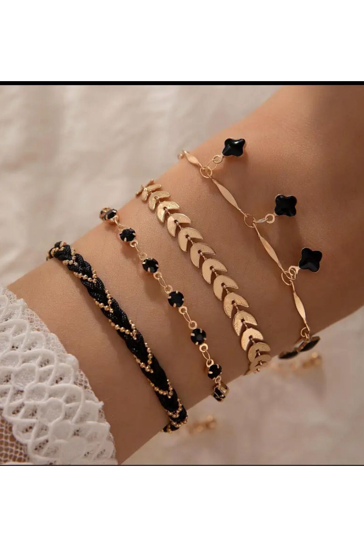ZARİFTAKILAR Çelik Bileklik 4'lü Set
