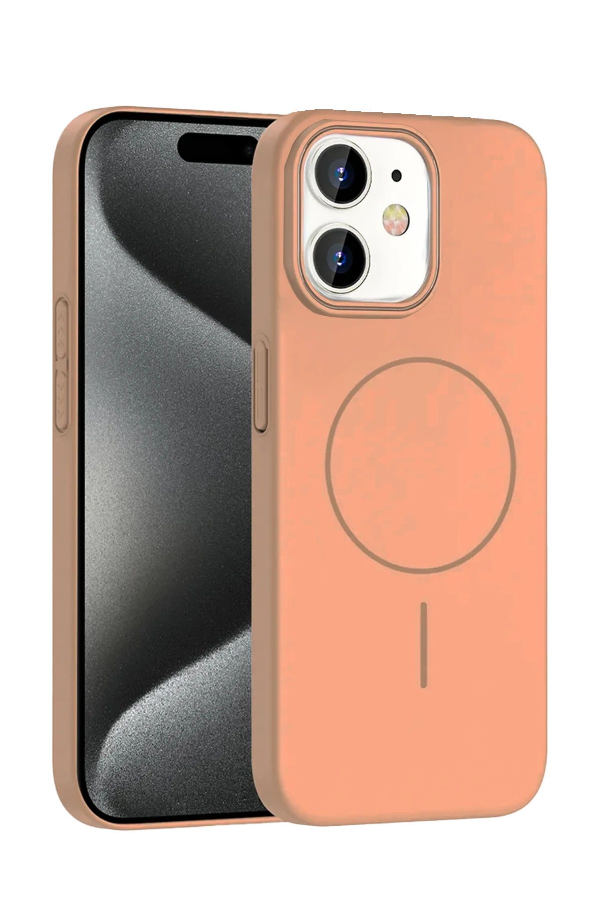 cepmoda iPhonE 11 | BROS Telefon Kılıfı - Magsafe destekli, Kamera Çıkıntılı Kapak | ÇÖL TİTANYUM
