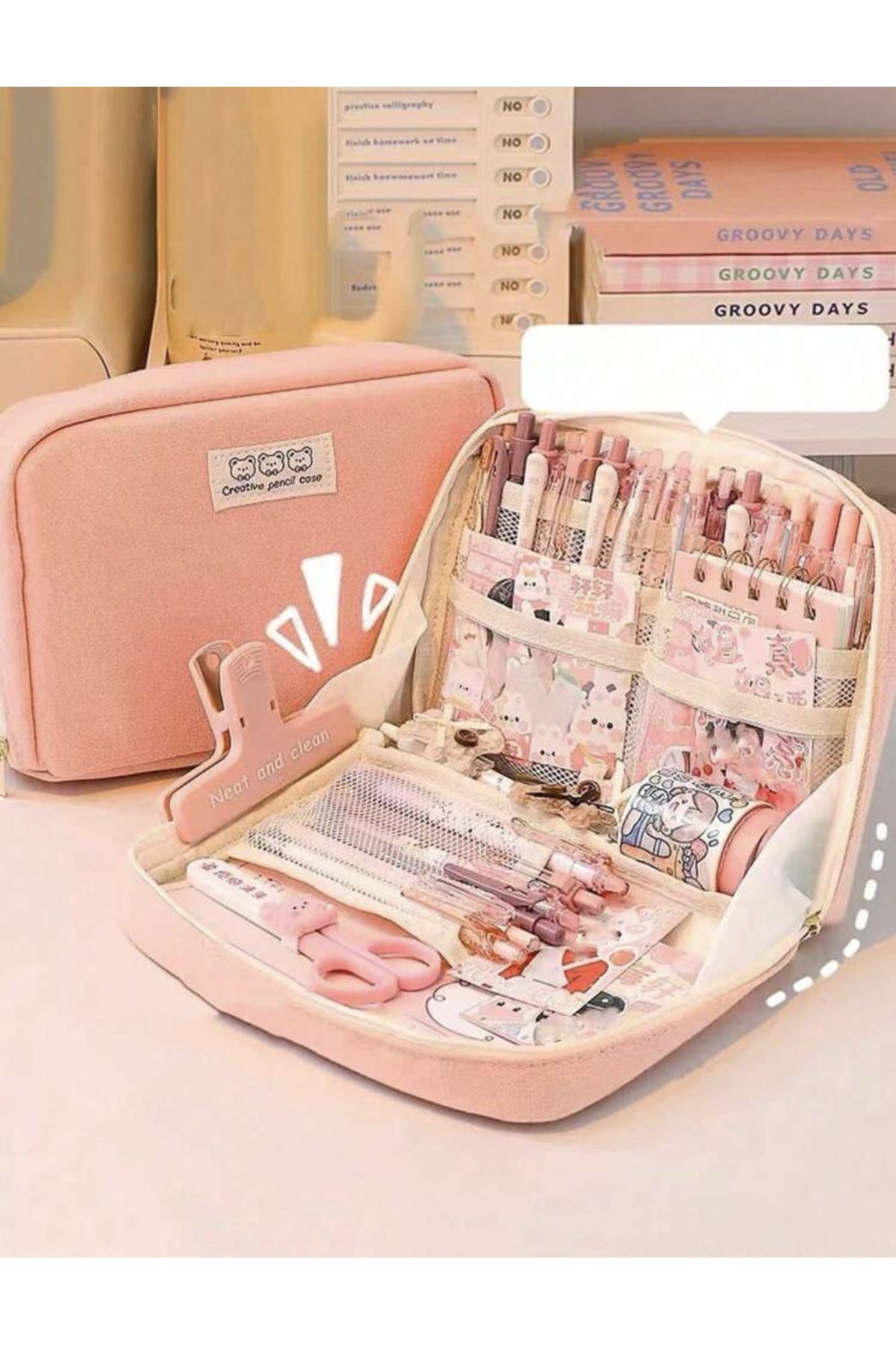 womistore Kavai Kalemlik Kalem Kutusu çok foksiyonlu çok bölümlü