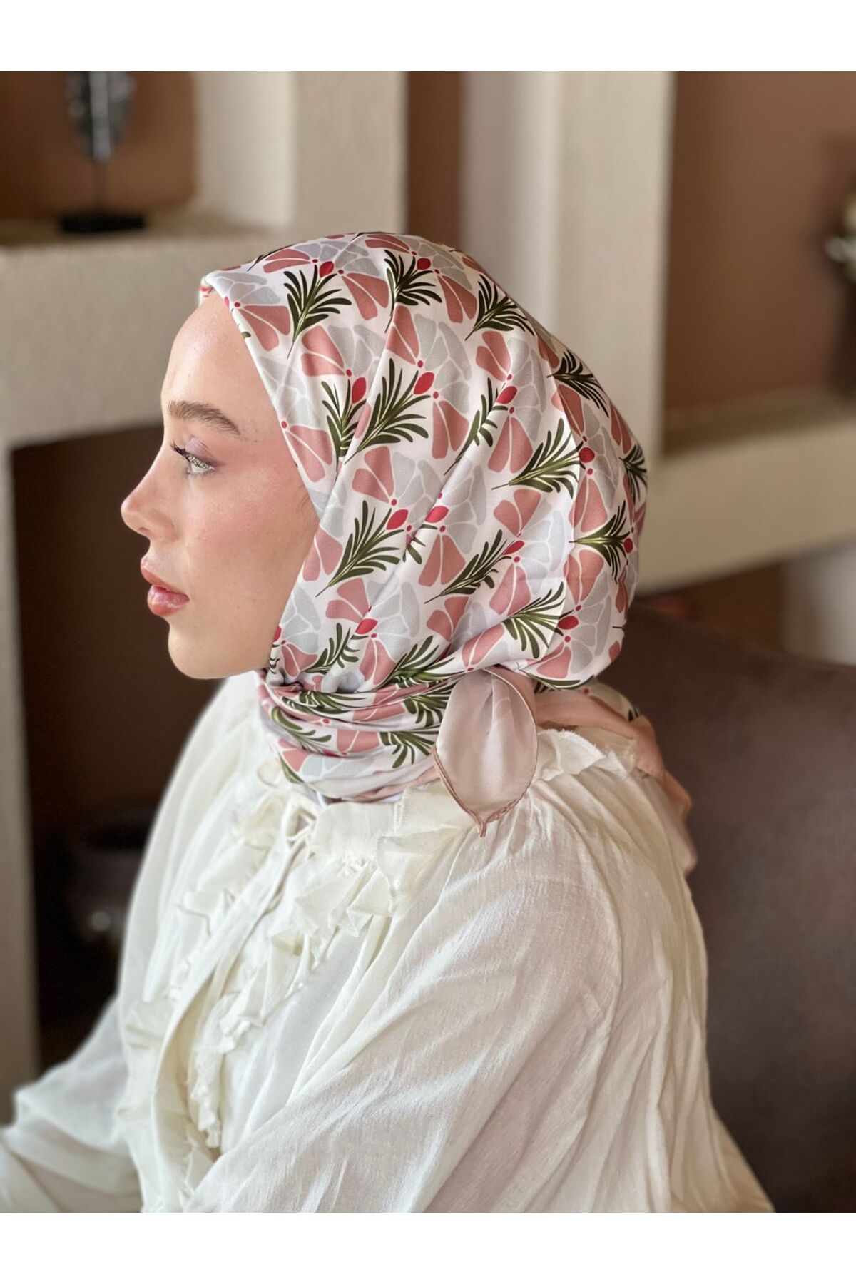 Modakaşmir Tulinia Desen Tanca Eşarp