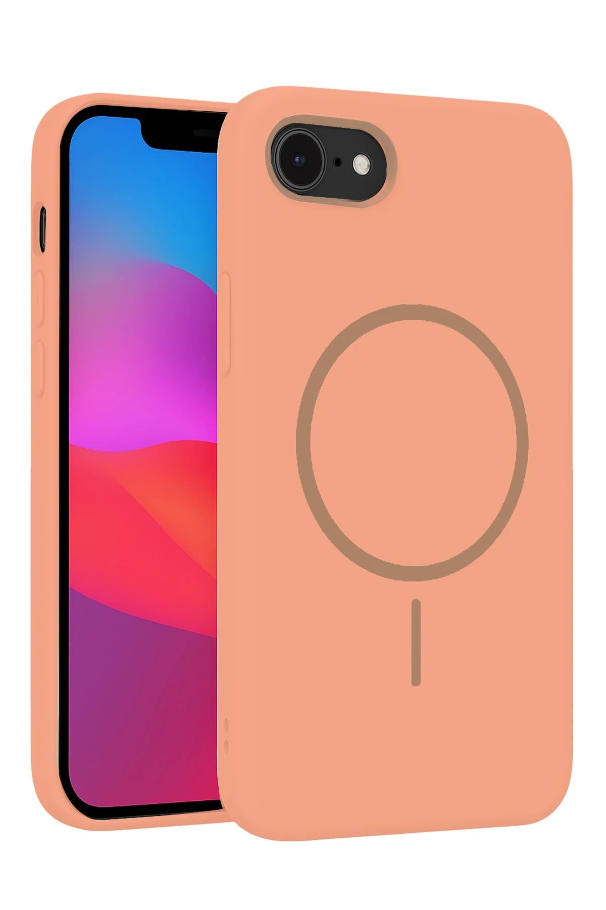 cepmoda iPhonE 16E | BROS Telefon Kılıfı - Magsafe destekli, Kamera Çıkıntılı Kapak | ÇÖL TİTANYUM
