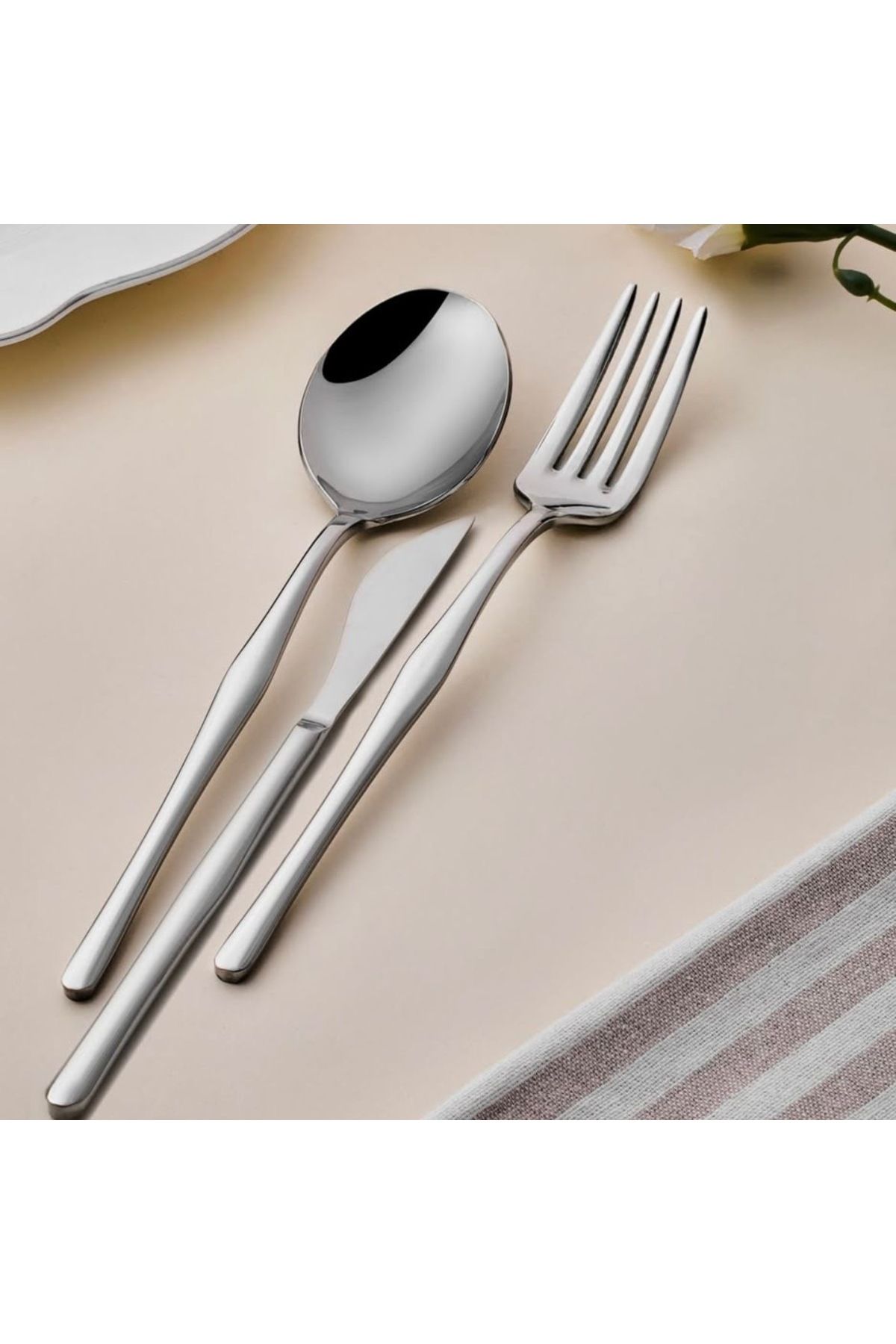 hinezahome Rollers Vizyon Model Çatal Kaşık Takımı 36 Parça