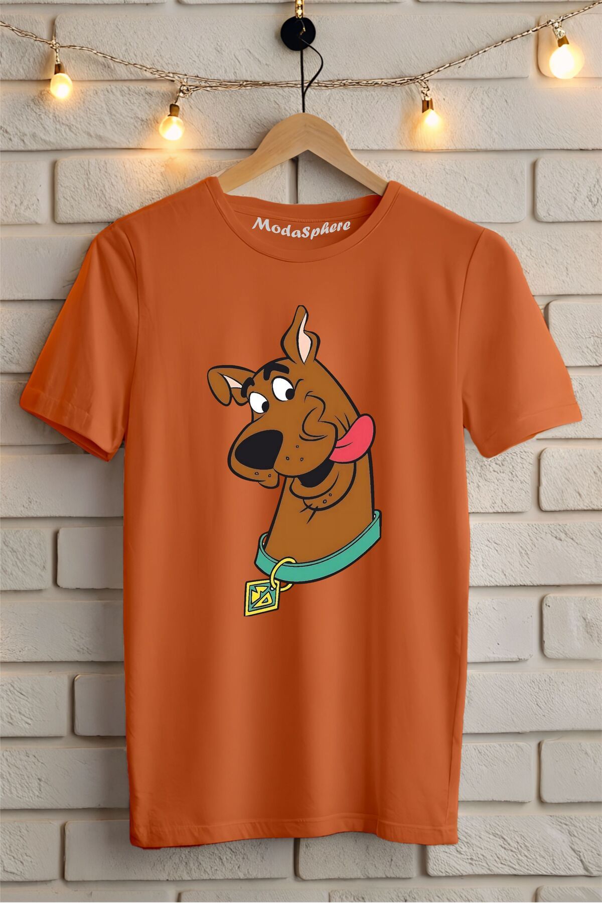 ModaSphere Scooby-Do Baskılı Unisex Oversize Tişört