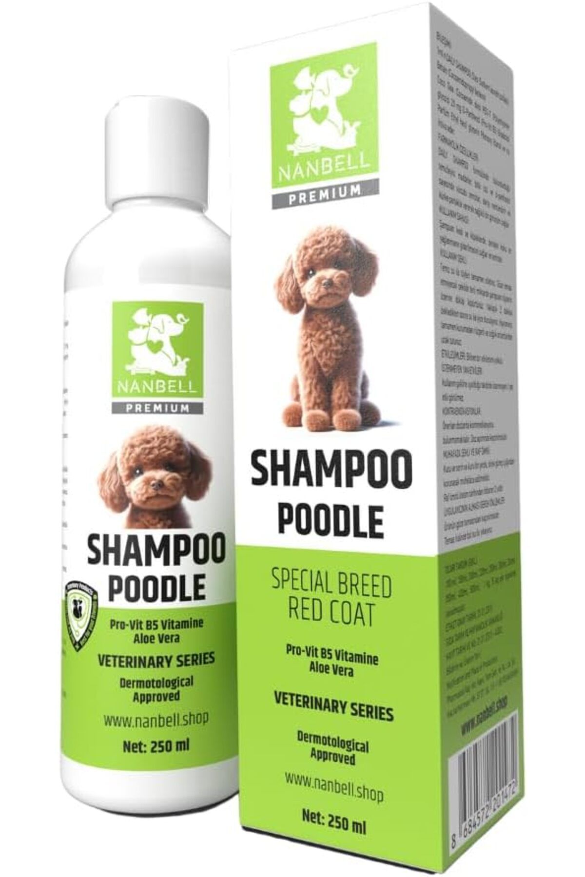 ShopZum Nanbell Shampoo Poodle (Special Breed Red Coat) 250 Ml