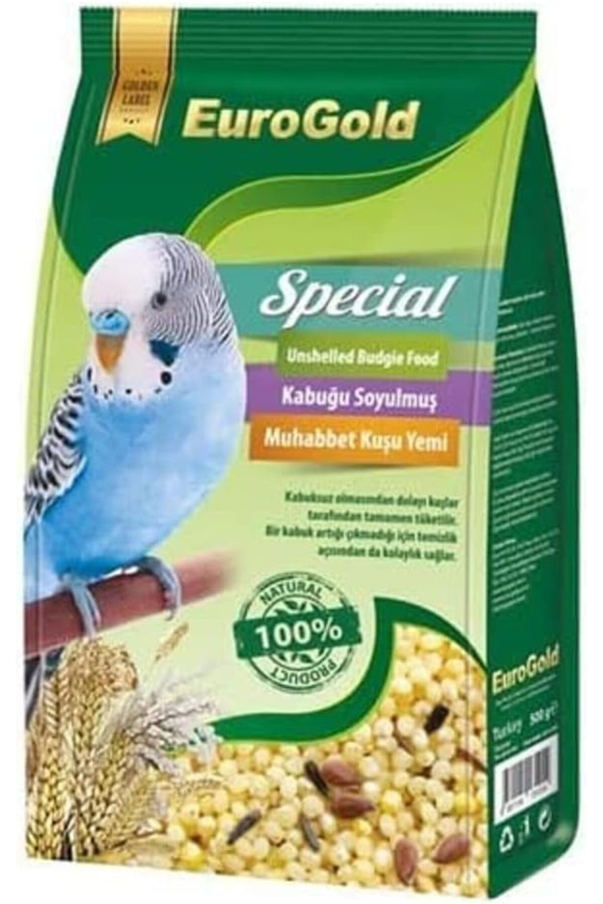 ShopZum Special Kabuksuz Muhabbet Kuşu Yemi, 500 Gr