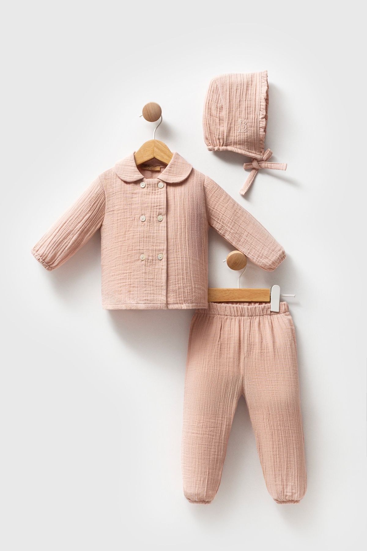 Babyline Aş 3 lü müslin takım