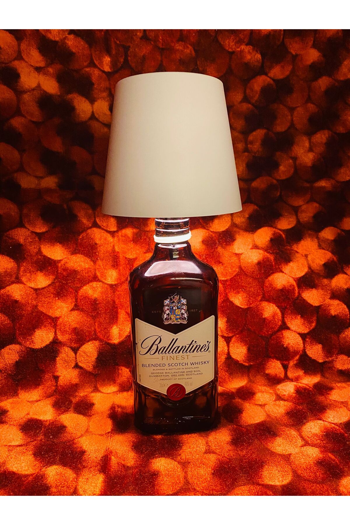 ArtisticDesigns Kablosuz Şişe Lambası- Masa Işığı Dokunmatik ve Kontrol Şarj Edilebilir Taşınabilir (BALLANTINES)