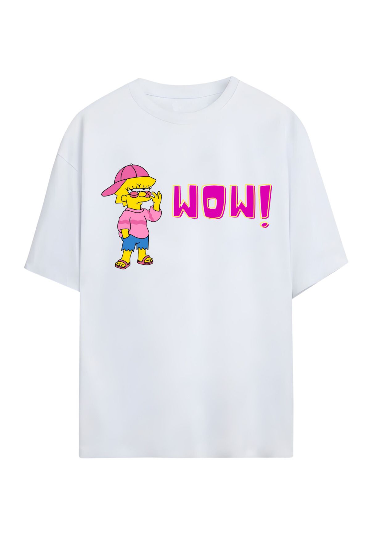 MAGORS GraffTee %100 Organik Pamuk Bisiklet Yaka Illustrasyon Baskılı Özel Tasarım T-shirt